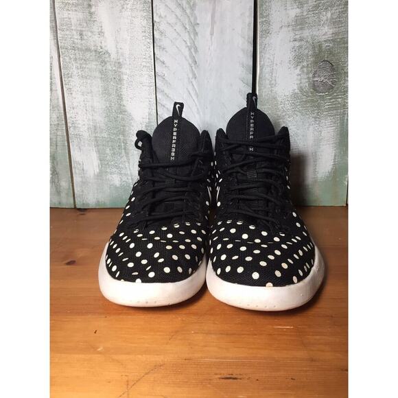 Nike Hyperfr3sh Premium Polka Dot Mens Shoes Size 8.5 Sneaker Black White 805898 - Picture 2 of 10
